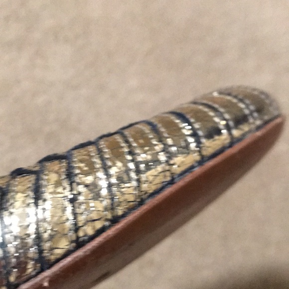 ⚡️FINAL PRICE⚡️ Moschino Vintage Gold Ballet Flats - Picture 7 of 15